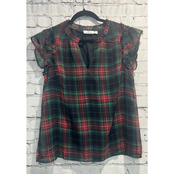 Vineyard Vines Tops - Vineyard Vines Tartan Plaid Top